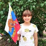 Участники художественной самодеятельности СК Карьерный присоединились к акции "Флаги России"